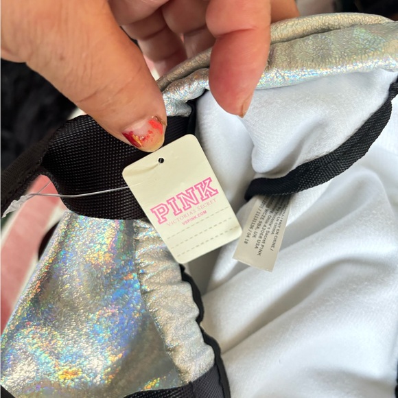 Pink victoria secret drawstring backpack tote bag - Picture 7 of 7